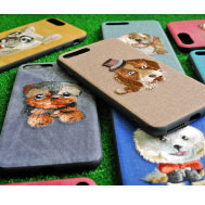 เคส-iPhone-7-เคส-iPhone-7-Plus-รุ่น-เคส-iPhone-7-,-7-Plus-ลายสัตว์เลี้ยง-งานปัก-3มิติ-แบบนูน-งานสวย
