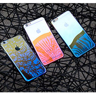 เคส-iPhone-6-Plus-รุ่น-เคสใสฉาบเงาแบบไล่สี-ของแท้จาก-2-แบรนด์ดัง-สำหรับ-iPhone-6-Plus-และ-iPhone-6s-Plus
