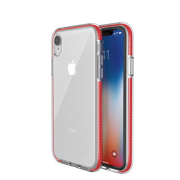 402089 เคส iPhone X ขอบสีแดง (รุ่นใหม่ขอบมน)
