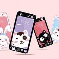 เคส-iPhone-7-เคส-iPhone-7-Plus-รุ่น-ฟิล์มกระจกนิรภัยแบบ-3D-พร้อมลายการ์ตูน-ของแท้จากแบรนด์-LOFTER-iPhone-7-,-7-Plus
