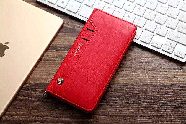 215021 เคสกระเป๋า iPhone 6 Plus / 6s Plus สีแดง
