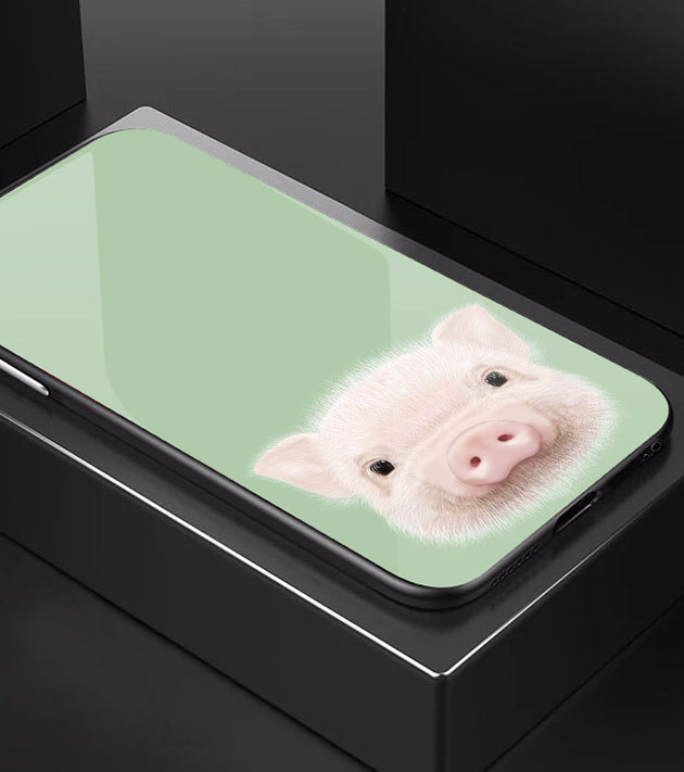 265011 เคส iPhone X ลายน้องหมู
