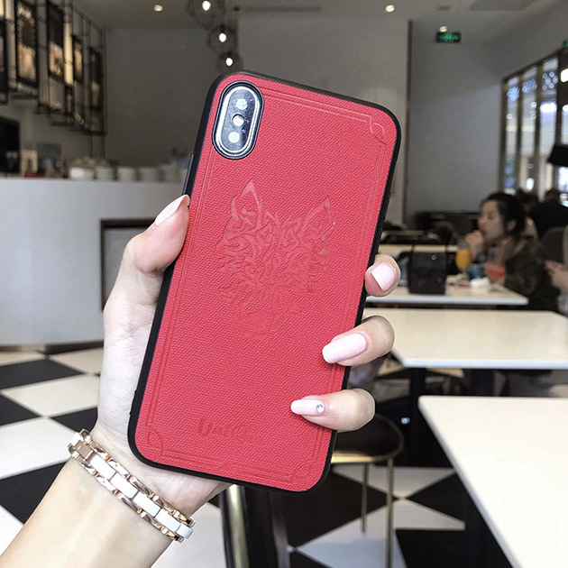 279016 เคส iPhone 6/6s หมาป่า สีแดง
