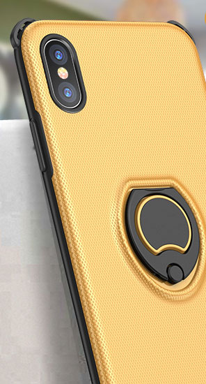 265050 เคส iPhone X สีเหลืองทึบ

