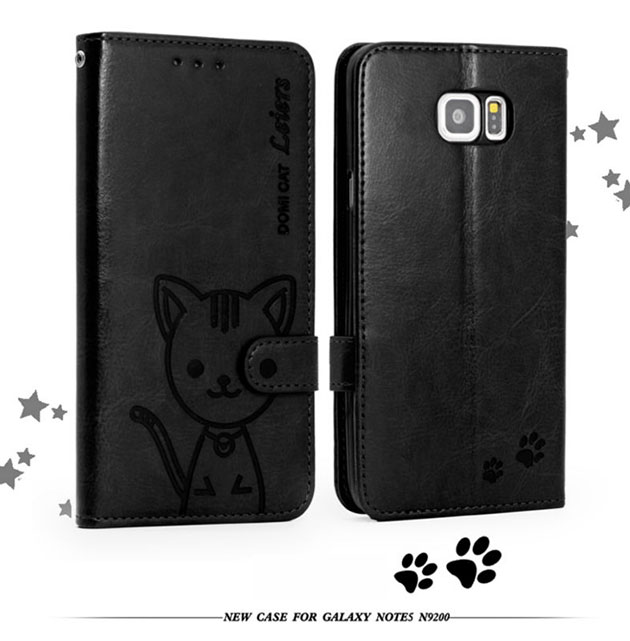 110040 เคสแมวเหมียว Note 5 สีดำ
