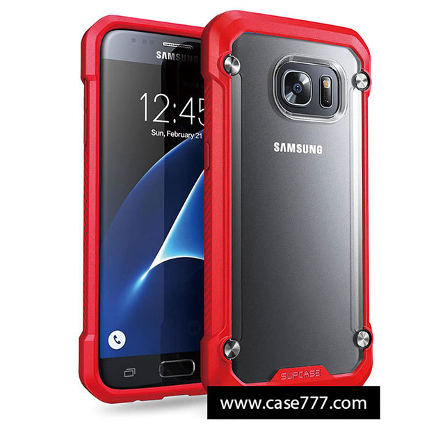 140040 เคส S7 Edge ขอบสีแดง
