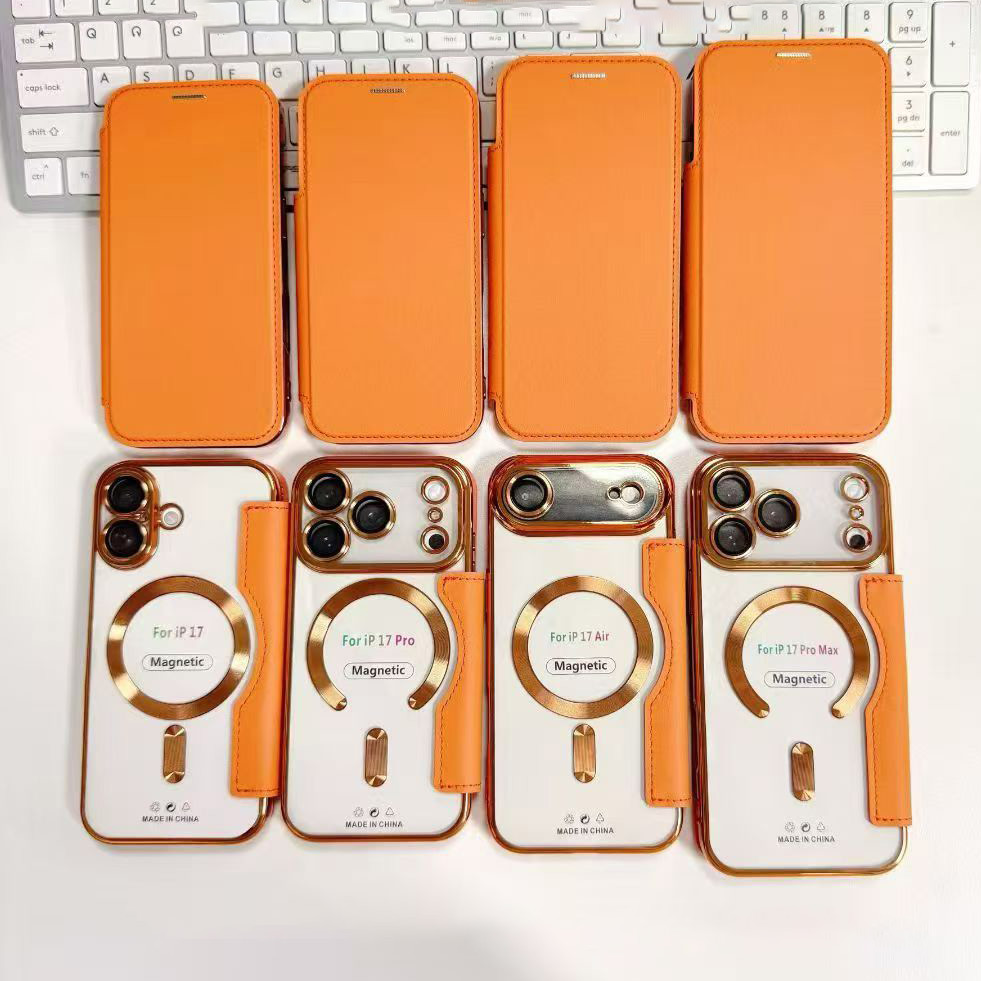 197031 เคสฝาพับ iPhone 17 สีส้ม
